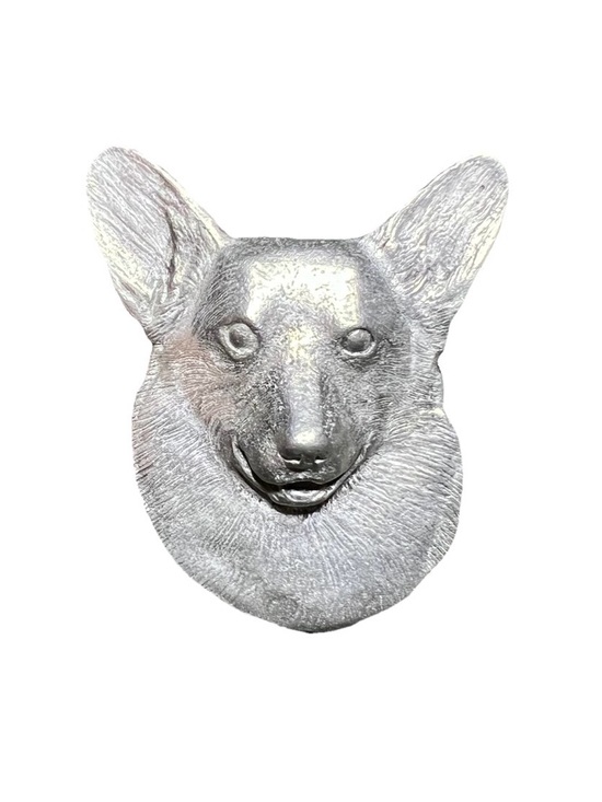 Jim Boyle Accessories - Vtg 2000 Jim Boyle Pewter Pembroke Welsh Corgi Brooch Pin Signed